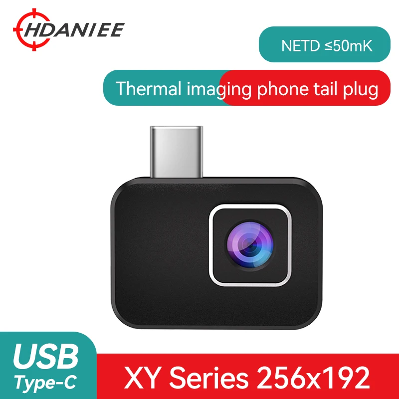 Thermal Camera Android Type C Mobile Phone 256x192 Infrared Outdoor Working Thermographic Camera , Panel PCB Circuit Repair Tool