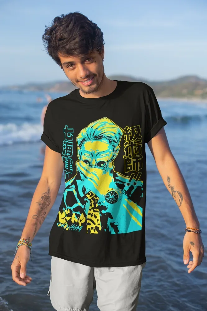 Nanami Kento Shirt Jujutsu Kaisen Anime Gojo Manga JJK Shirt Soft Tee All Sizes