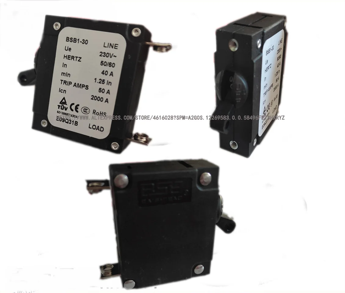 

BSB1-30 CIRCUIT BREAKER AMPS IN 8A 10A 12A 13A 14A 15A 18A 19A 20A 21A 23A 25A 29A 32A 33A 36A 38A 40A 42A 45A 50A