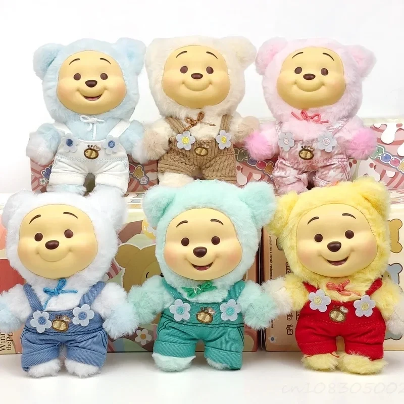 

Новый TOPTOY Disney Winnie The Pooh Candy Series слепая коробка милый виниловый кулон с лицом Pupu Bear кукла модная трендовая игрушка детский подарок ﻿