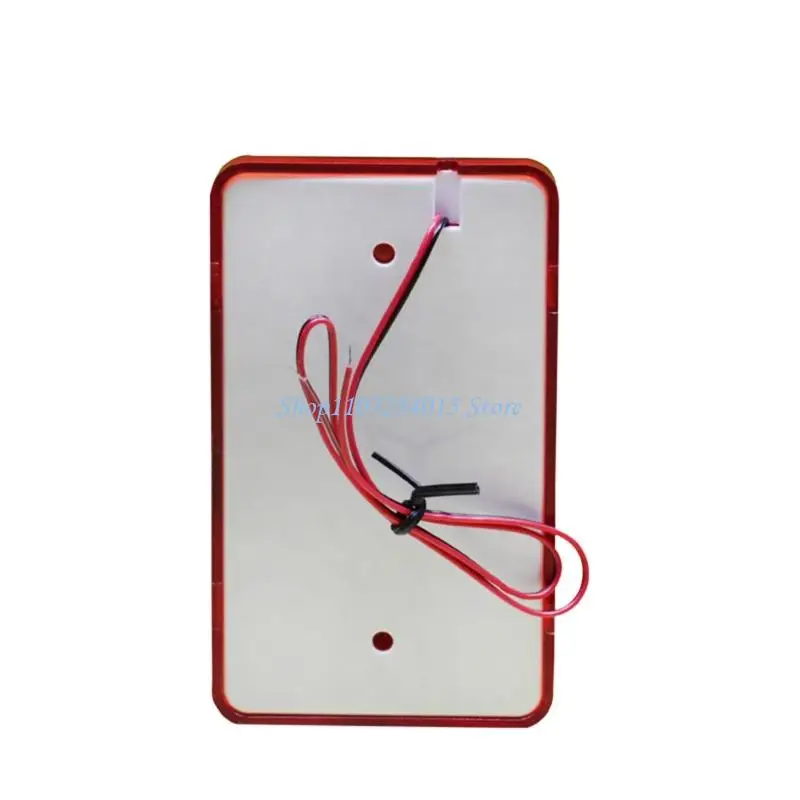 

R6FF 12V Wire Alarm 15W 120dB High Power Light Wall Mounted Security