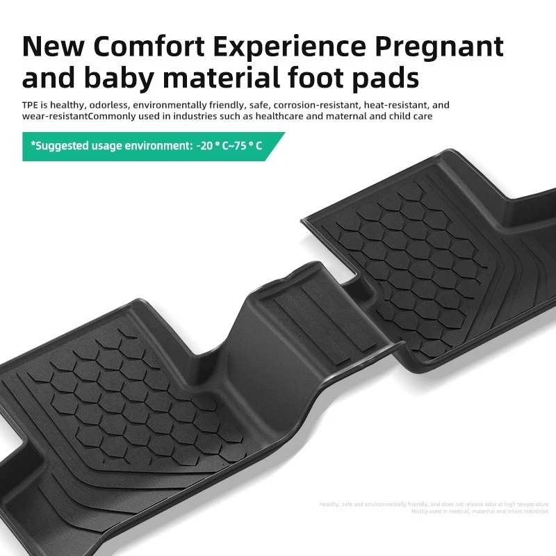 Car Trunk Mat For Mercedes Benz GLA 200/220/250 2025-2026 TPE Floor Mats All Weather Waterproof Rear Trunk Cargo Liner Pads - view 5