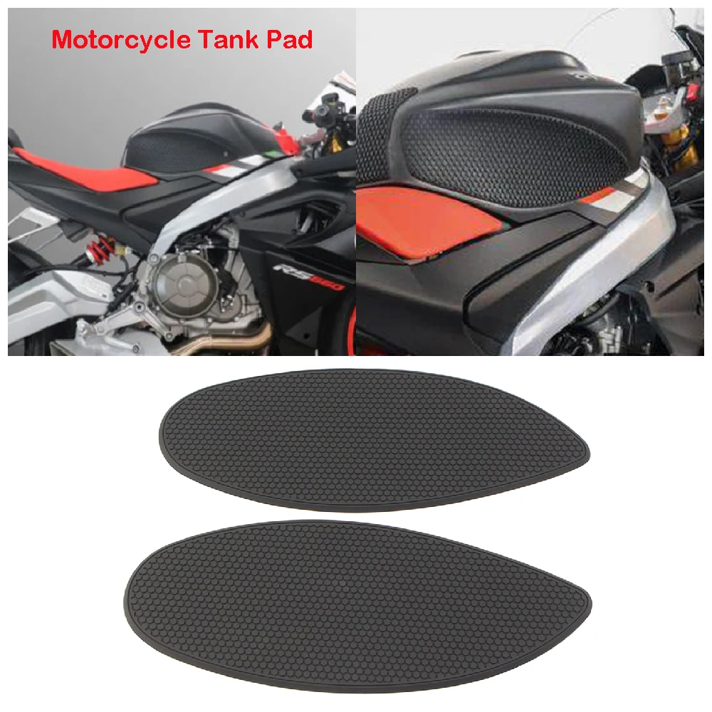 

For Aprilia RS660 Extrema Tuono 660 Factory ABS 2021-2026 Motorcycle Tank Pads FuelTank Side Knee Traction Grips Anti Slip Pad