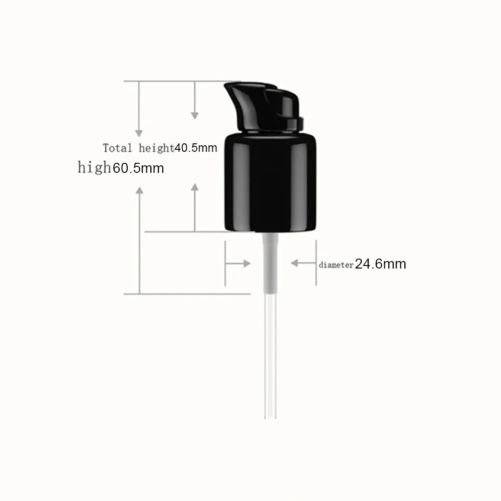 1pc Liquid Foundation Pump Fluid With Button Protect lock Cosmetics Indenter Pumps Dispenser Replacement Nozzle Makeup Tools