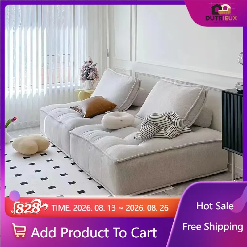 Designer Beige Living Room Sofas Girly Minimalist Sleeper R…