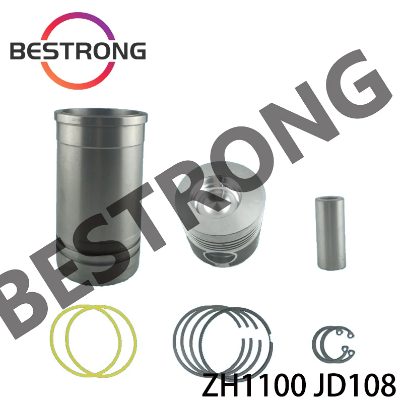 

Overhaul Piston and Cylinder Liner Kit For JIANGDONG ZH1100/1105/1110/1115/1120/1125/1130 JD24/25/28 Diesel Engine