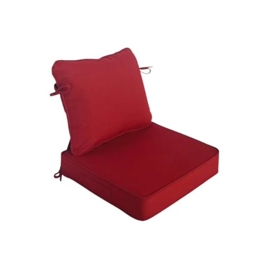 

Универсальный комплект подушек для улицы 19x19 дюймов, 1 шт., с ручками и завязками, водонепроницаемые, грязеотталкивающие, устойчивые к УФ-излучению, всепогодные