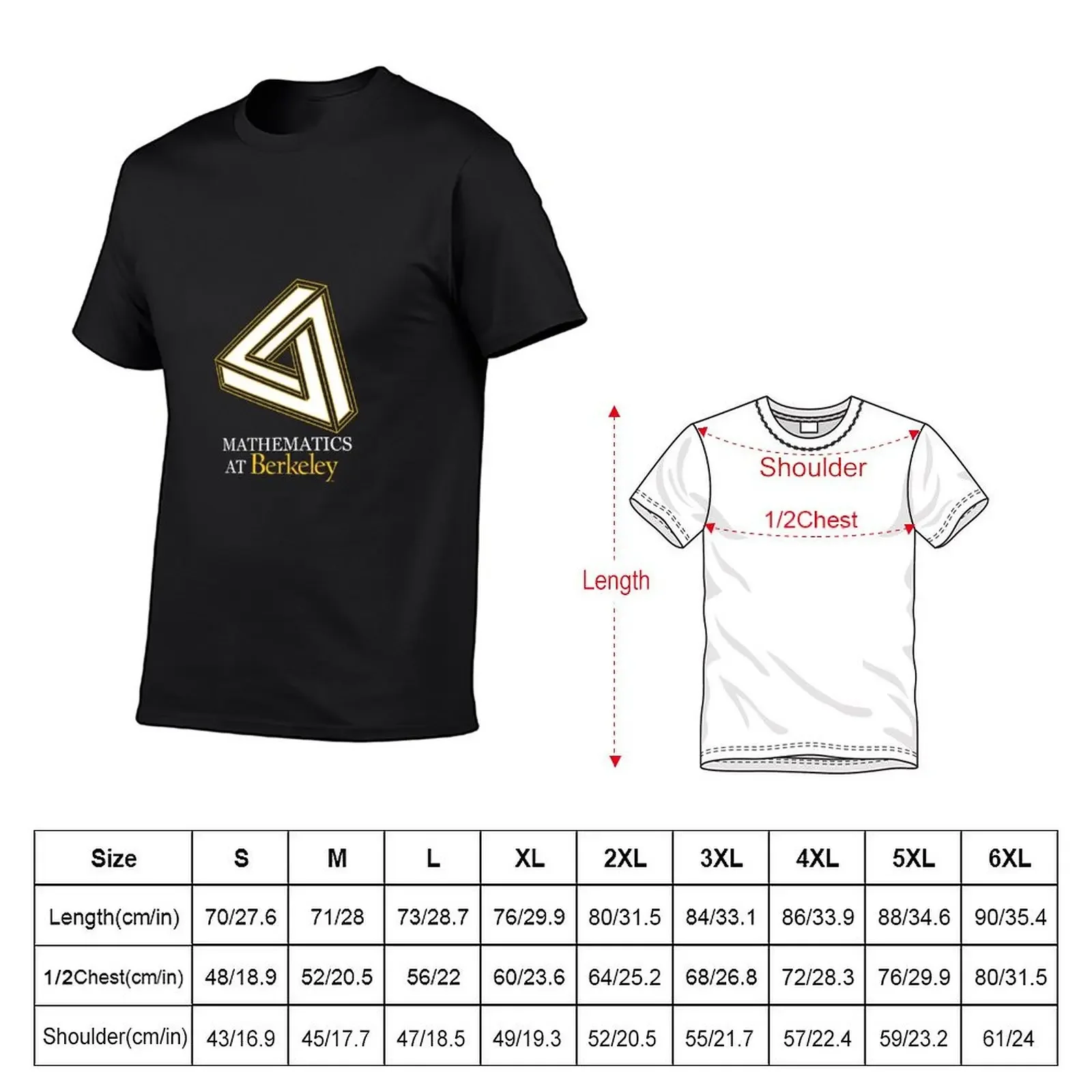 Penrose Triangle T-Shirt hippie clothes tops graphic tees men