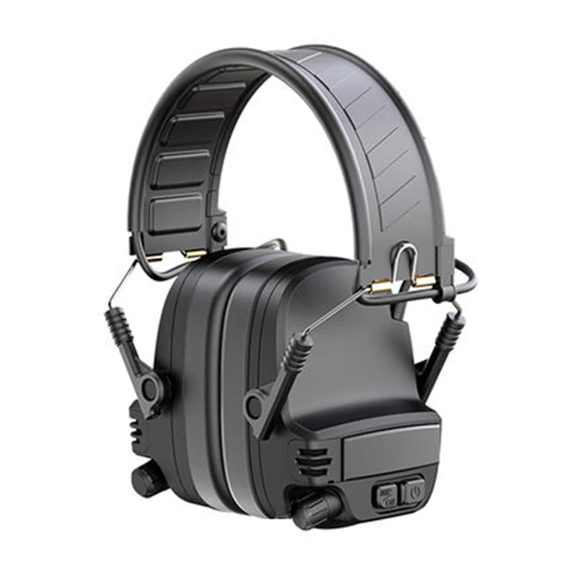 Communication Industrial Headphones Protection Noise Cancelling Ear Muffs Electronic Safety Microphone Non-Slip Tactical Earmuff