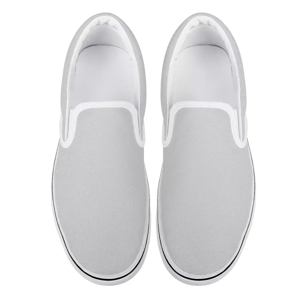 Slip-On Sneakers gráficos personalizados, sapatos confortáveis, casuais planos, simples, de alta qualidade, cor sólida, DIY, transporte da gota, novo, moda