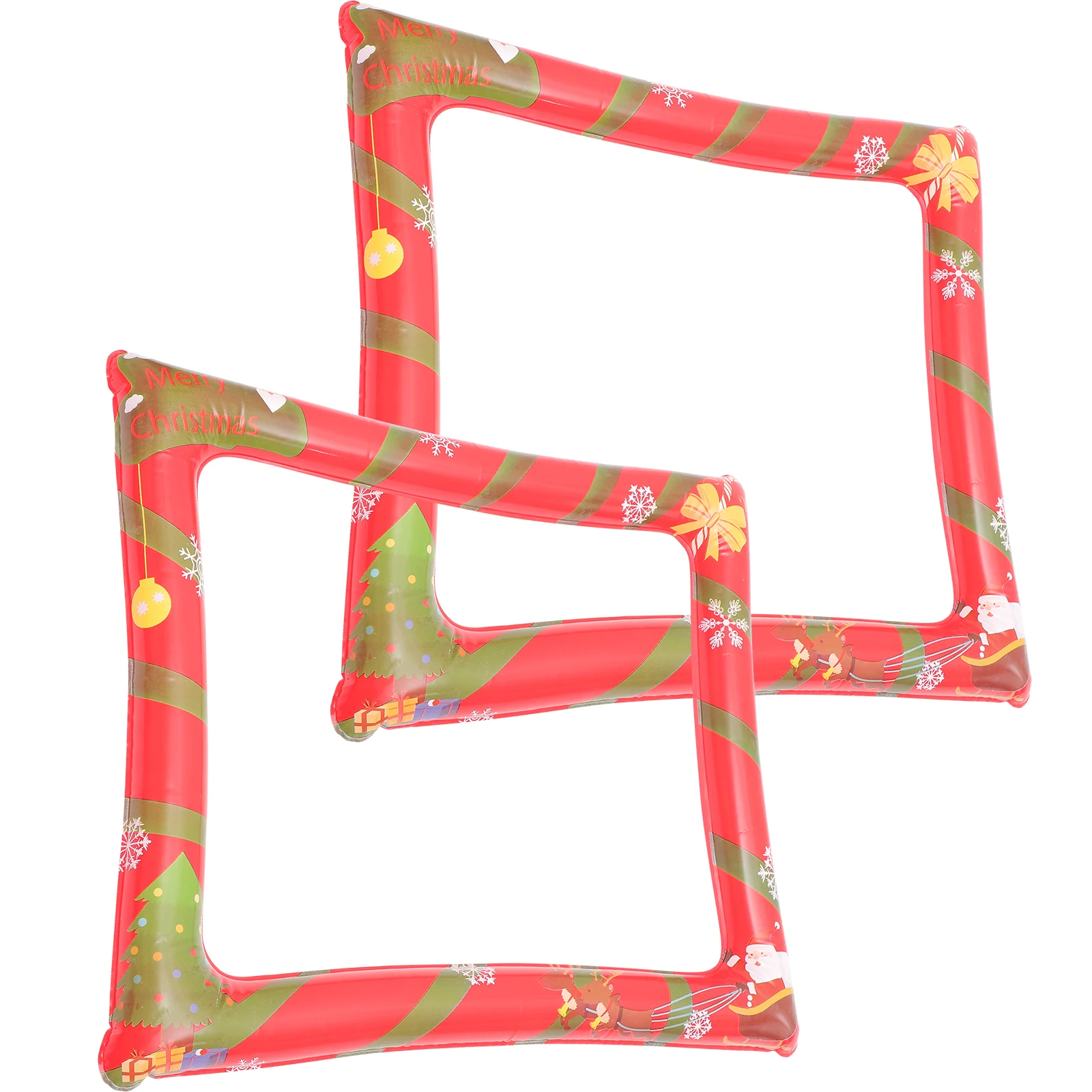 

Inflatable Photo Props Party Supplies Christmas Ornaments Booth for Frame Photograph