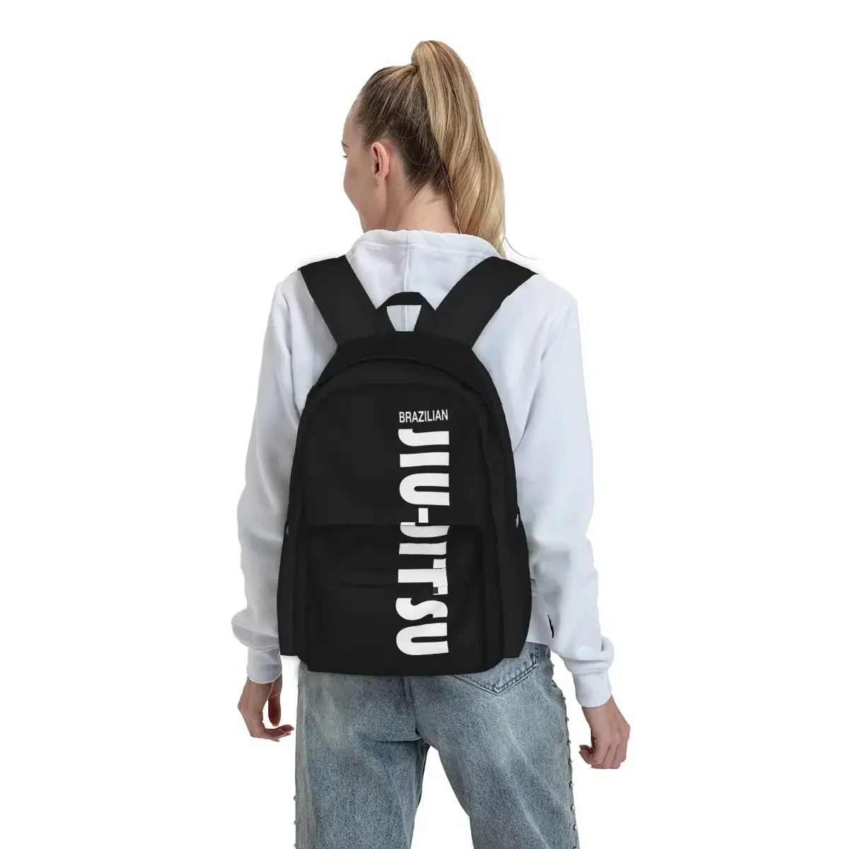 Mochilas de Jiu Jitsu para meninos e meninas, Mochila para estudantes, Mochila escolar para crianças, Mochila dos desenhos animados, Mochila para laptop, Bolsa de ombro