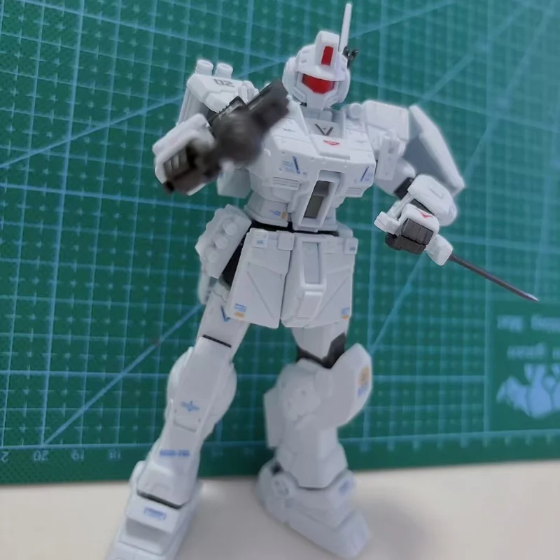 GM Sparta RGM-79 HG 1/144 Snow and White Dog Squad Color Matching  Board Assemble Movable  Robot Model  Action Figures Toy Gift