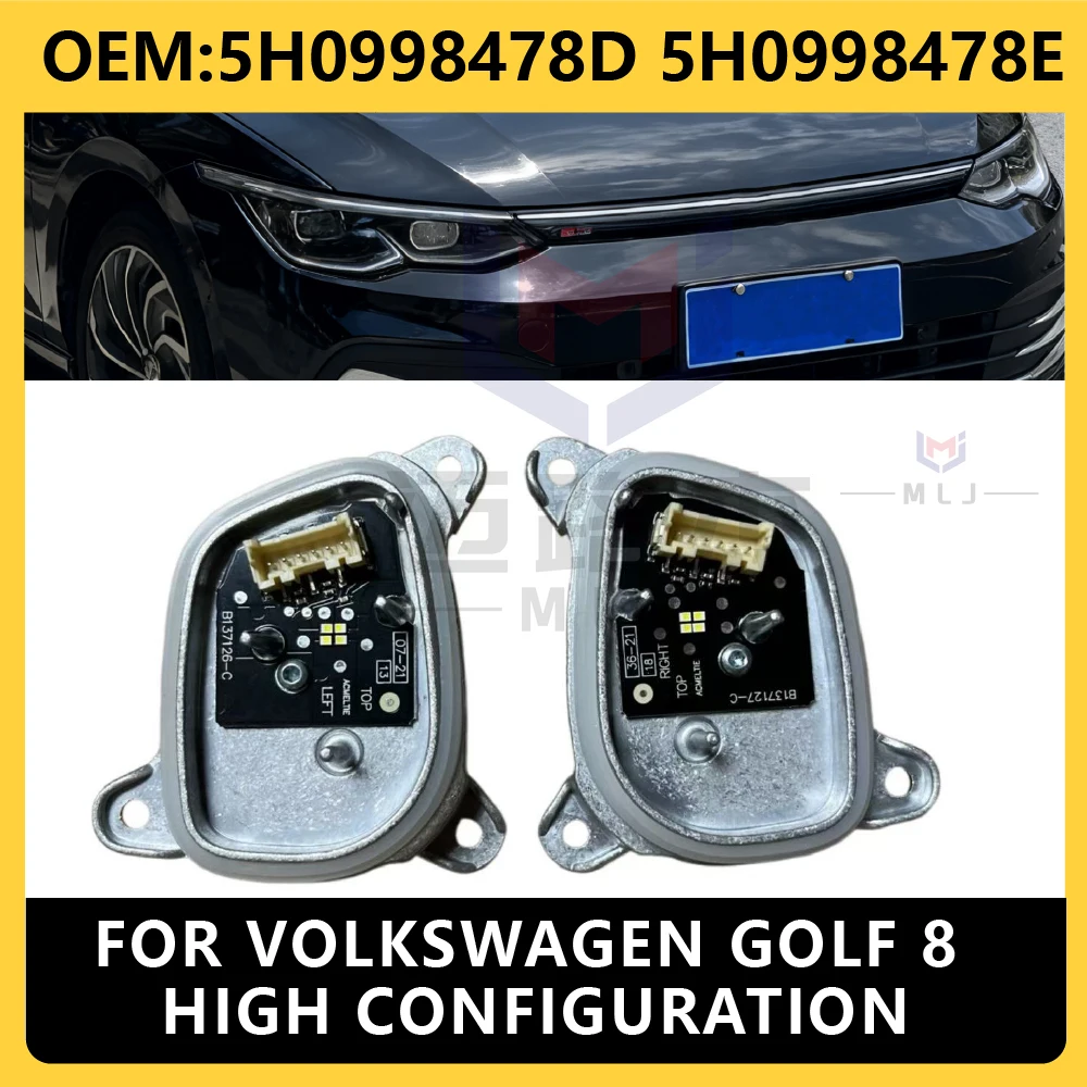 

5H0998478D 5H0998478E для VW Volkswagen GOLF MK8 High Spec светодиодный модуль DRL, блок управления дневными ходовыми огнями, автомобильные аксессуары