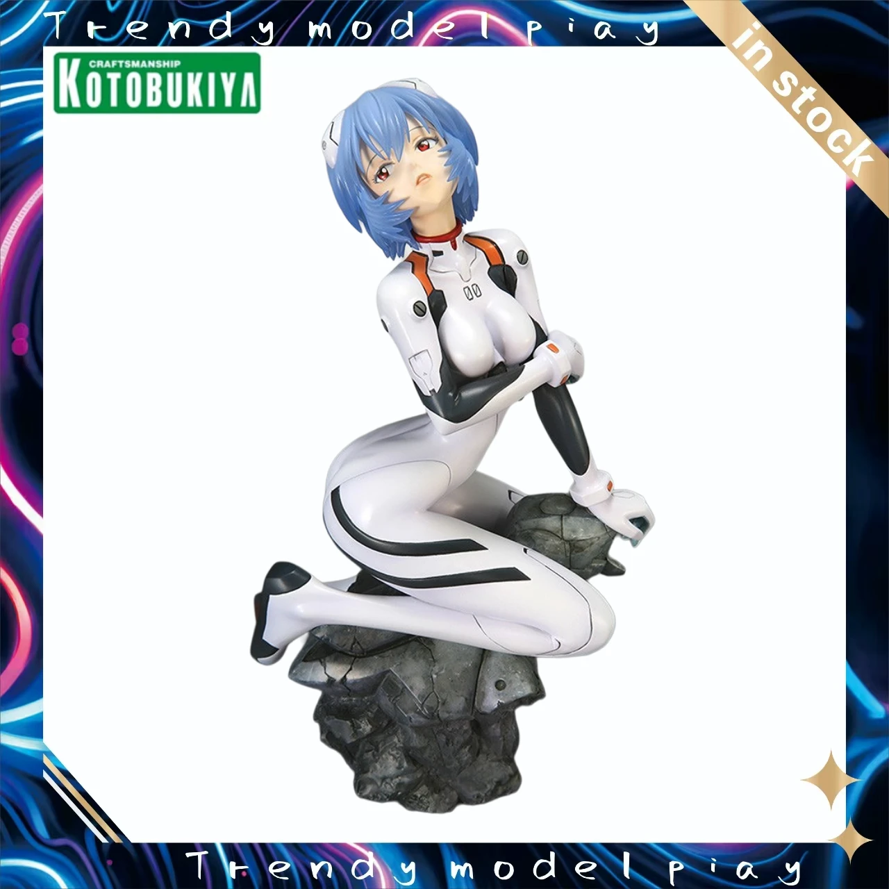 

В наличии Оригинальный костюм для вождения KOTOBUKIYA EVANGELION REI AYANAMI Ver. 1/6 фигурки модели игрушки подарки коллекция украшений
