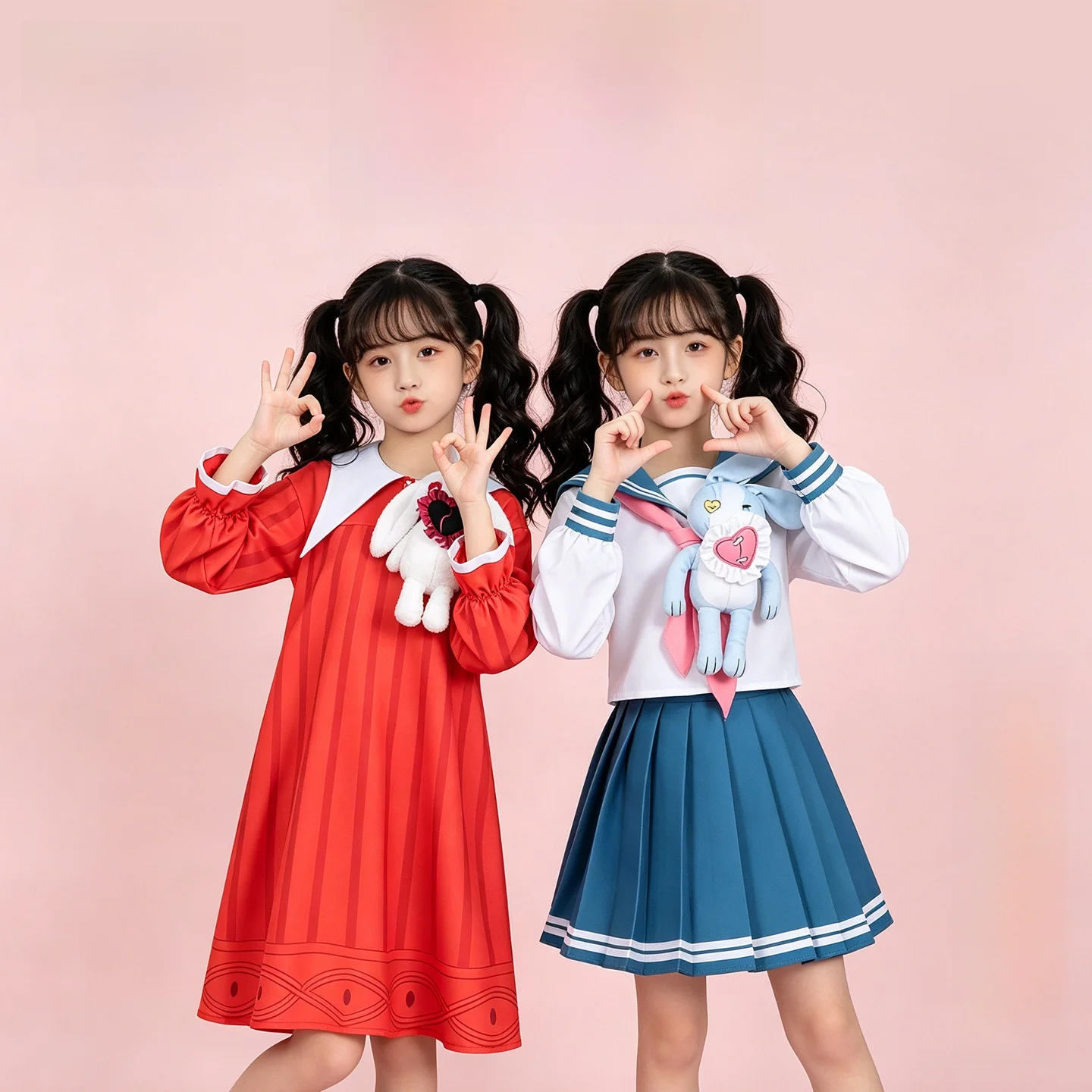 Fantasia de Festa de Ovos para o Dia das Crianças, Saia e Vestido para Menina, Roupa de Performance Cosplay, Traje de Perform...