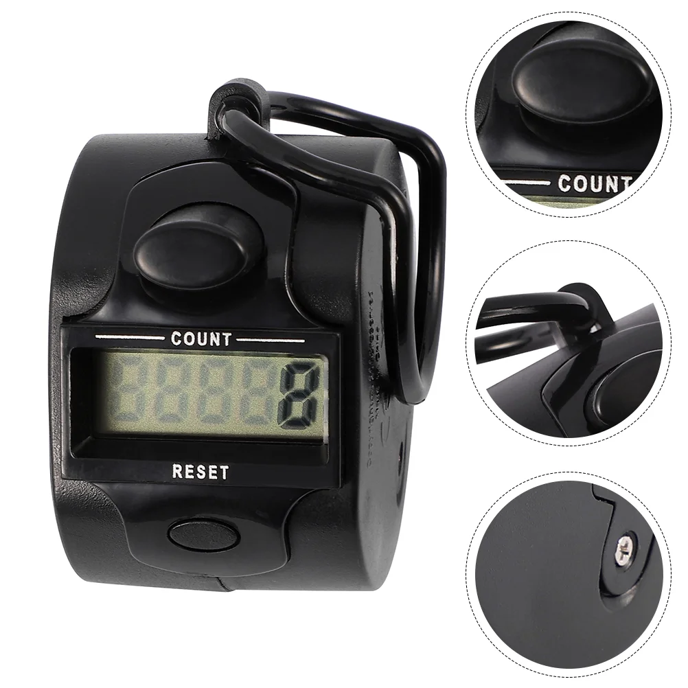 2 Pcs Manual Counter Number Pedometer Mechanical Electronic Tally Counters Precision Digital Fitness Information Tool