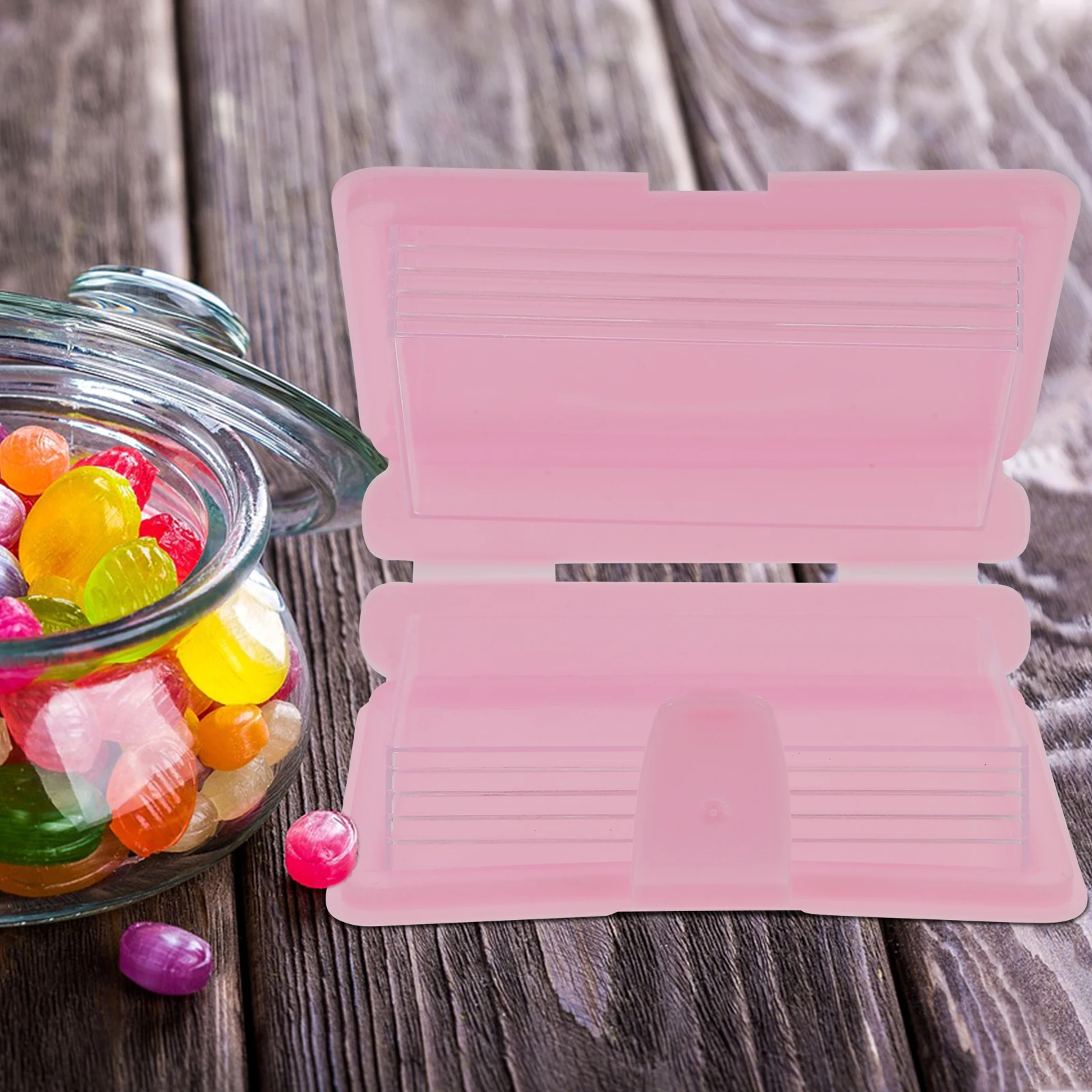 

12 Pcs Candy Box Plastic Containers Chocolate Packaging Boxes Tote Bag Pink Clear for Favors Travel