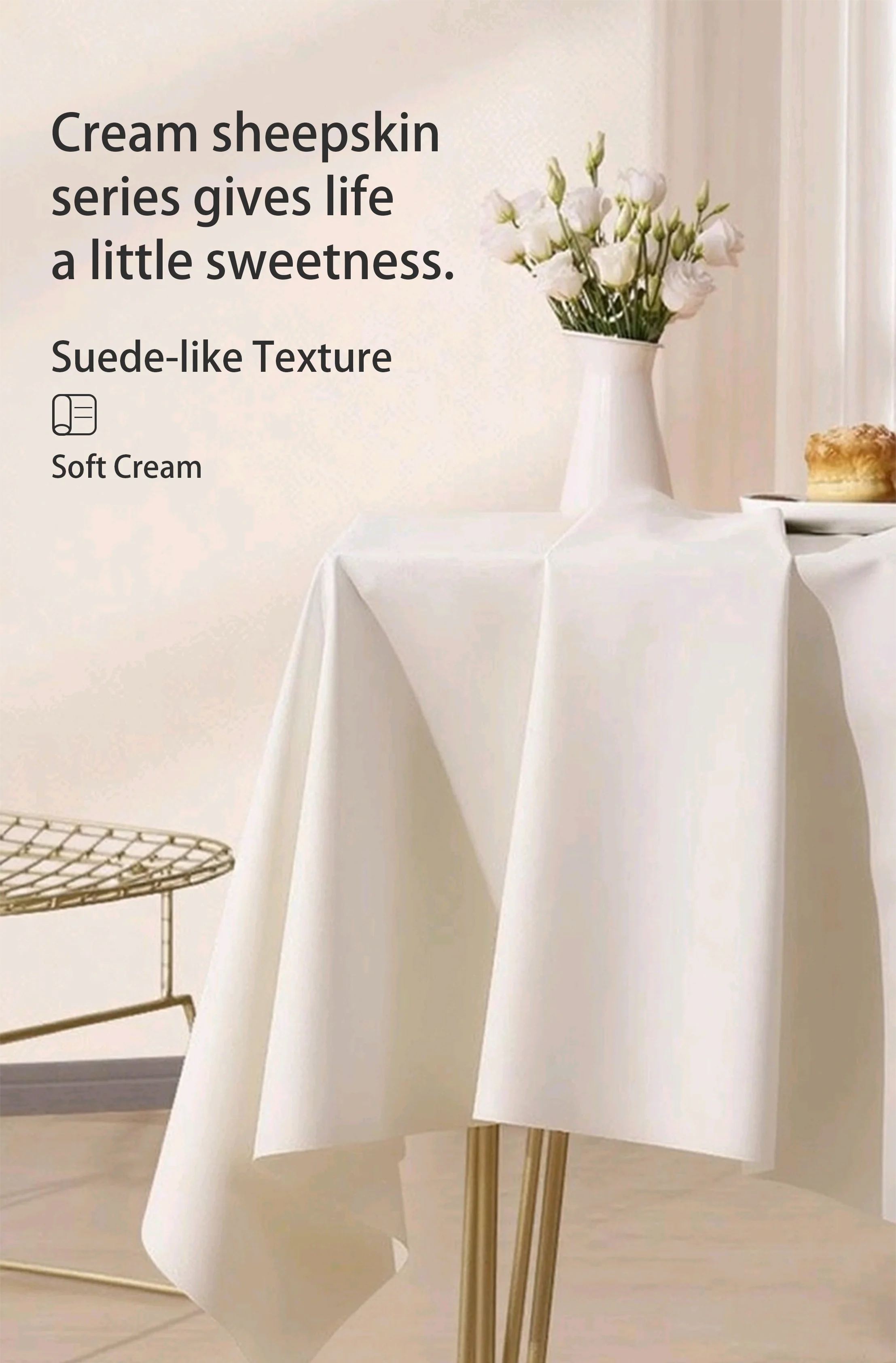 

Waterproof & Oil-Resistant PVC Coated Tablecloth Scratch-Resistant Long-Lasting, Perfect for Indoor and Outdoor Use
