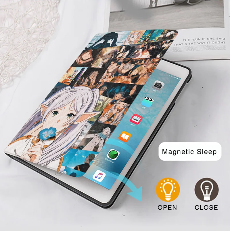 Frieren Beyond Journey's End Anime Case For iPad 10.2 9th 10th Air 6 Mini 4 5 Case Luxury Silicone Pro 11 13 For iPad Air1 2 3 4