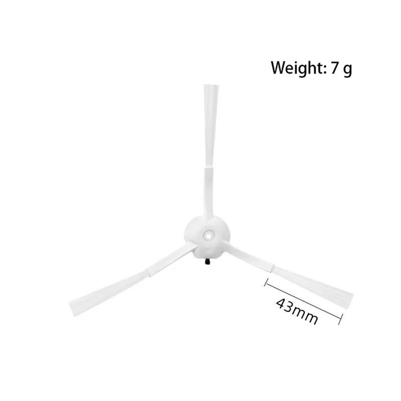 8 шт. замена боковой щетки для Xiaomi Roidmi Eva SDJ06RM, запасные части для пылесоса, аксессуары