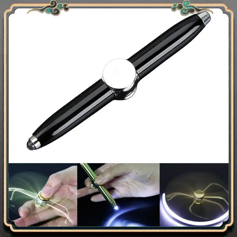 

Reliable-Spinning Pen, Pen With LED Light, Writing Tool,Illuminated Tip Pen, Ballpoint Pen For Lighting For Writing In The Dark