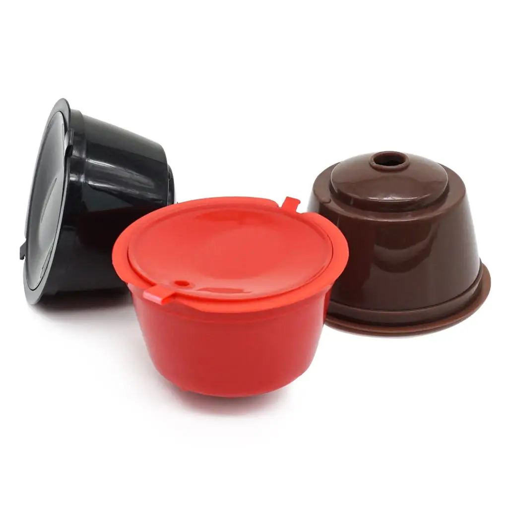 3 Pcs Refillable Coffee Filter for Gusto Piccolo - Red, 54x35mm