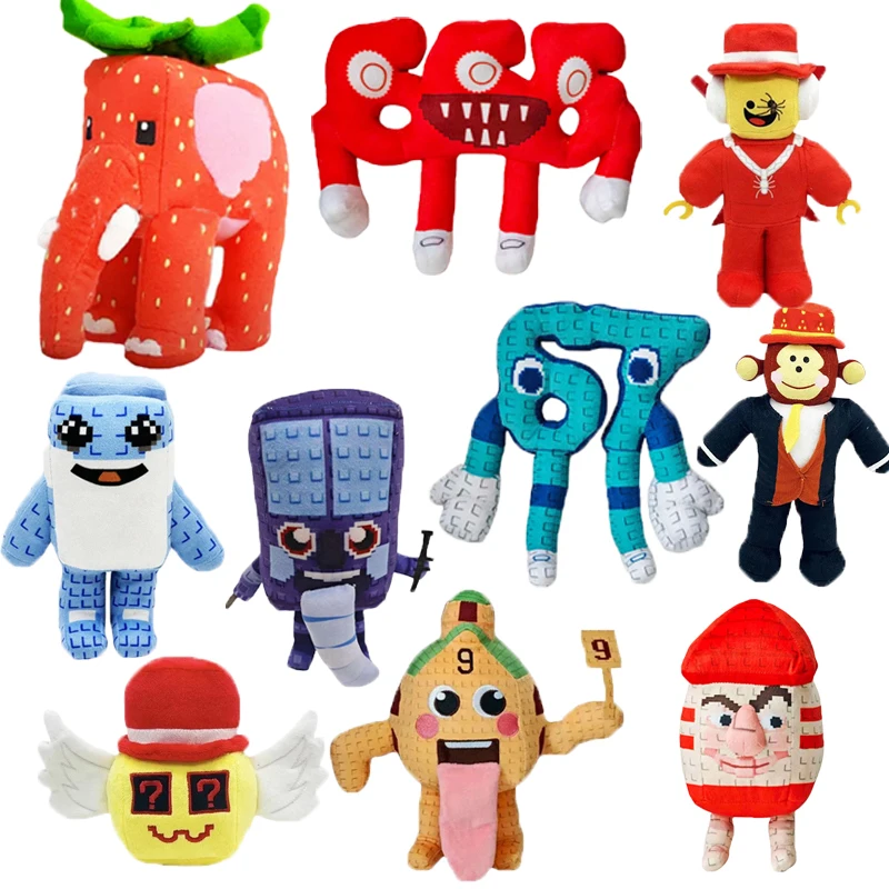 

Hot Steal A Brainrot Esok Sekolah Plush Hot Game Peripheral Plushie Cute Cartoon No. 9 House Stuffed Doll Toy Gamer Fans Gift