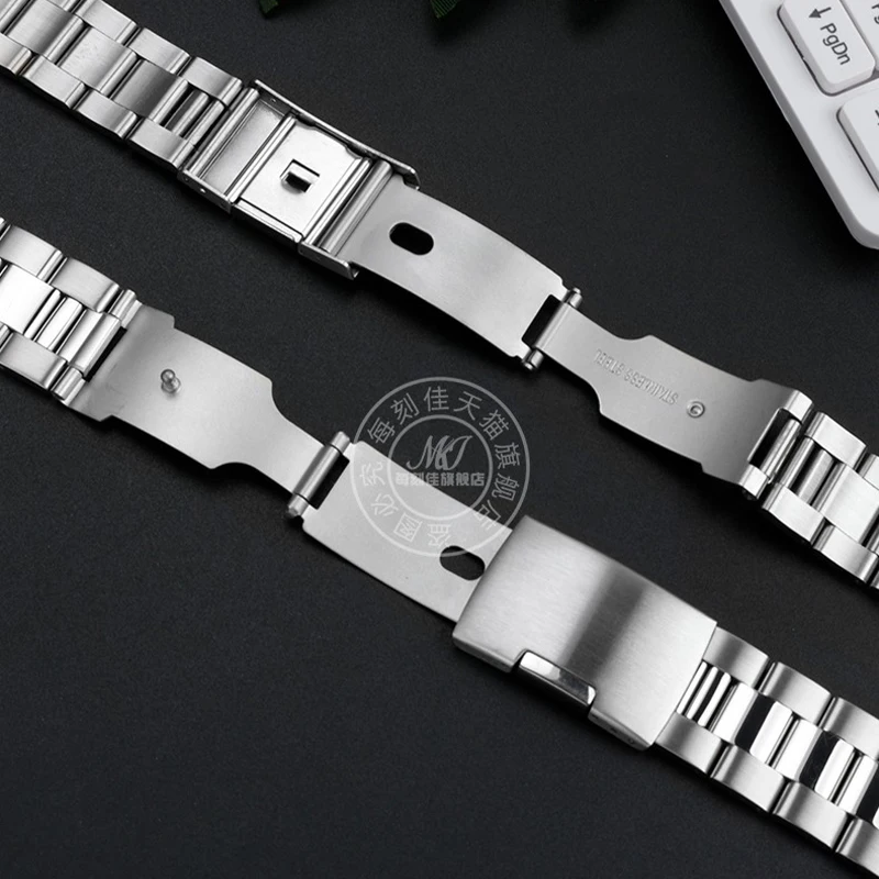 Bracelet de montre en acier inoxydable pour hommes et femmes bracelet de montre en argent MTP-M305 MTP-M300 mol 20MM 22MM