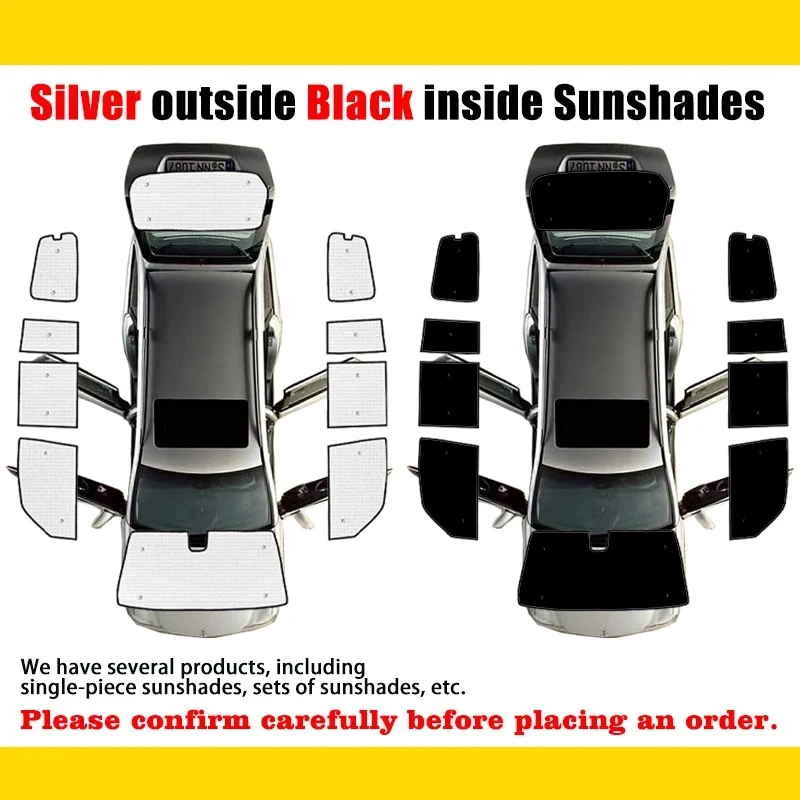 Car Anti-UV Window Covers For Mitsubishi Pajero 4 V73 Accessories 2006~2021 Auto Windshield Sun Protector Covers Car Accessories