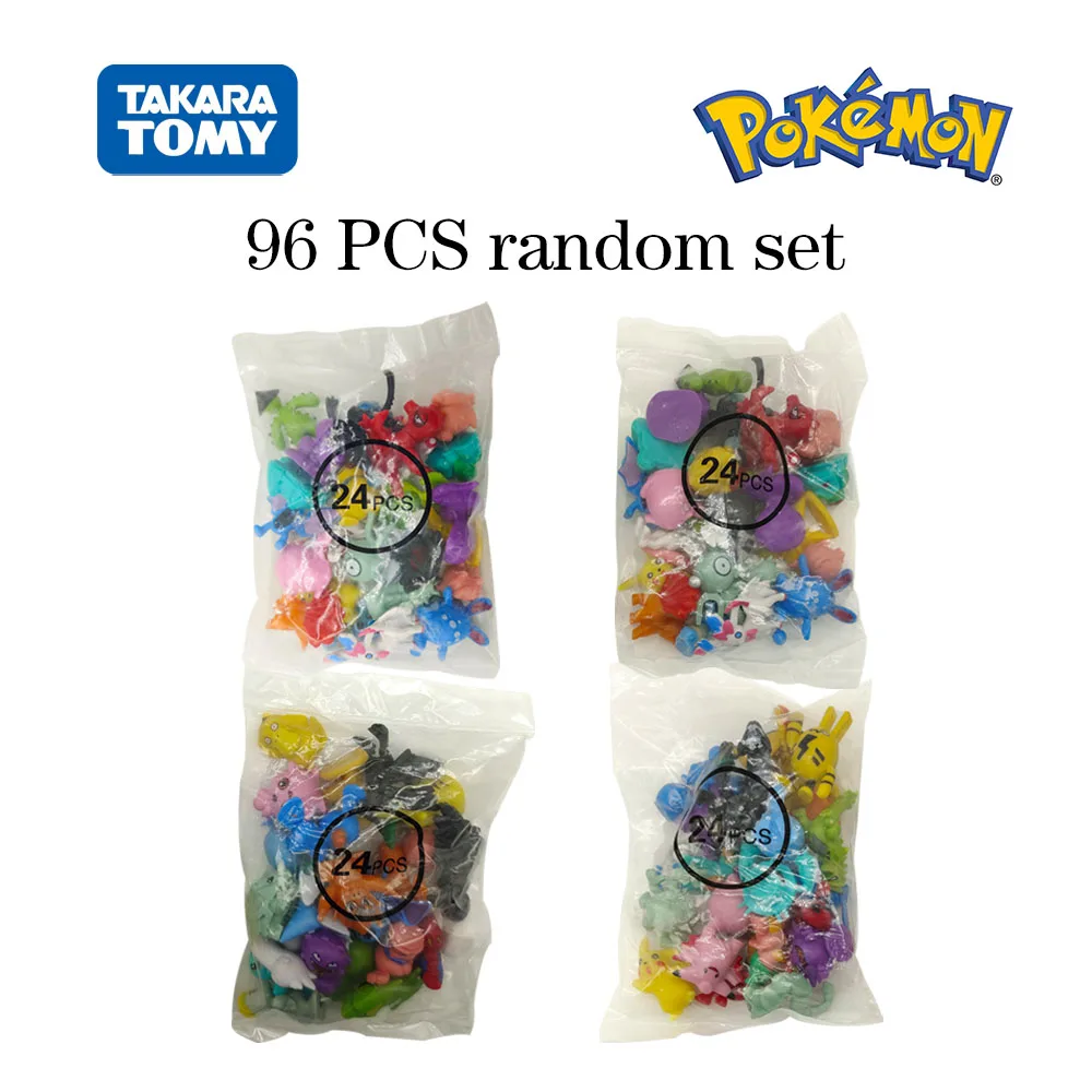 Takara Tomy Pokemon Mini Figures 144/250 Anime Model Pikachu 10
