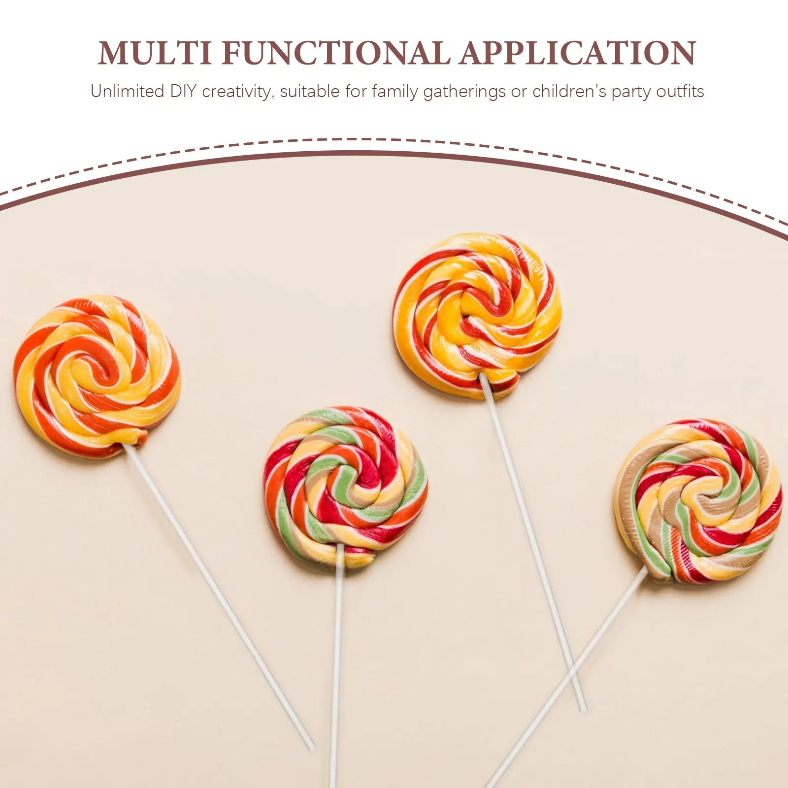 Cake Pop Rods Acrylic Candy Sticks Topper Cakesicle Stir Embellishments Toppers Decorations Props