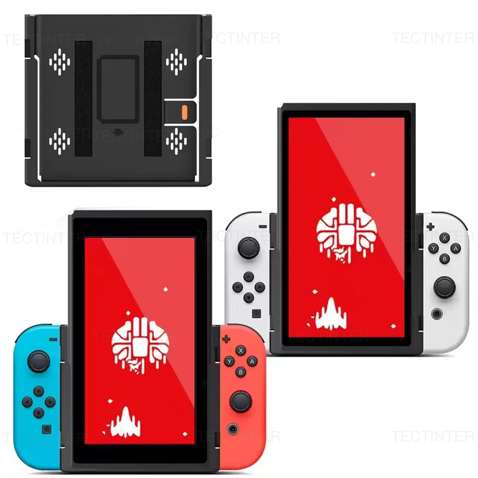 Portrait Vertical Bracket Grip Flip for NS Switch/OLED Handheld Game Console Controller Gamepad for NS Switch Accessories