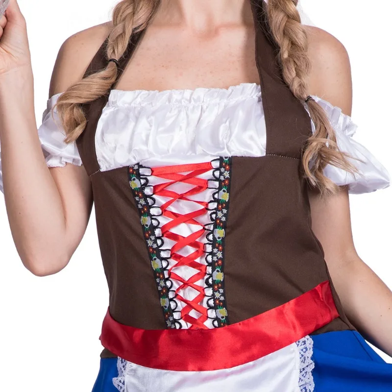 Women Atmosphere PRAT Cosplay Waiter Beer Festival Role Playing Costumes Carnival Party Dress Call of The Night Fantasia Outfits