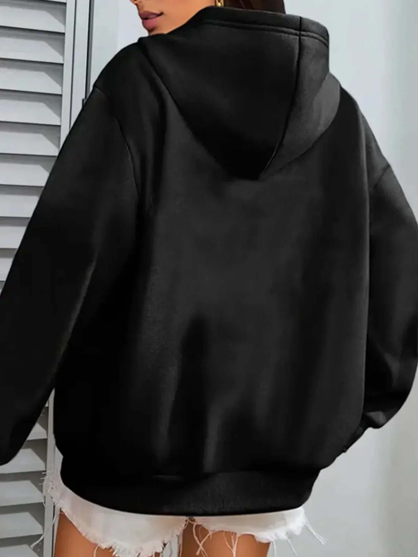 Herfst en winter dames cartoon panda en vlinder bedrukte hoodie comfortabel sweatshirt casual trui persoonlijkheid Y2K