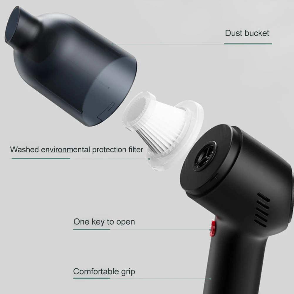 Tufting DIY Vacuum Cleaner Handheld Cordless Powerful Suction For Tufting Gun Rug Tufting Carpet Clean