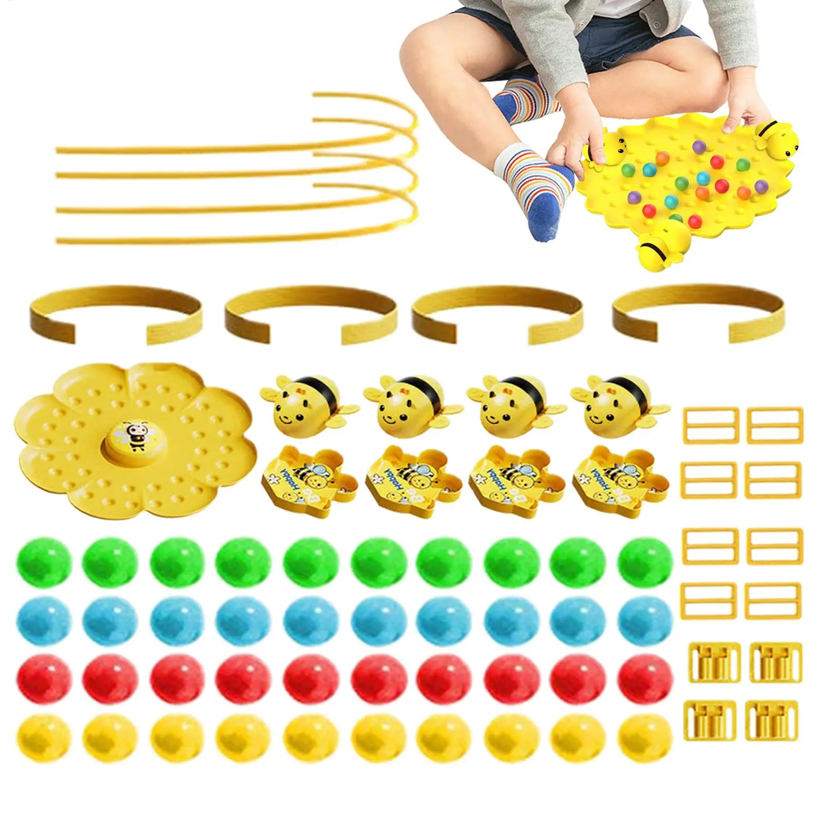 

Busy Bee Game Educational Magnetic Funny Portable Busy Bees Family Party Game For Travel Outdoor Indoor Party Gatherings