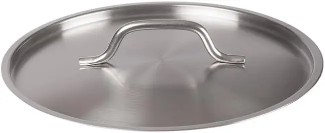 Stainless Steel 80 Quart Stock Pot with Cover, Silver,20.25