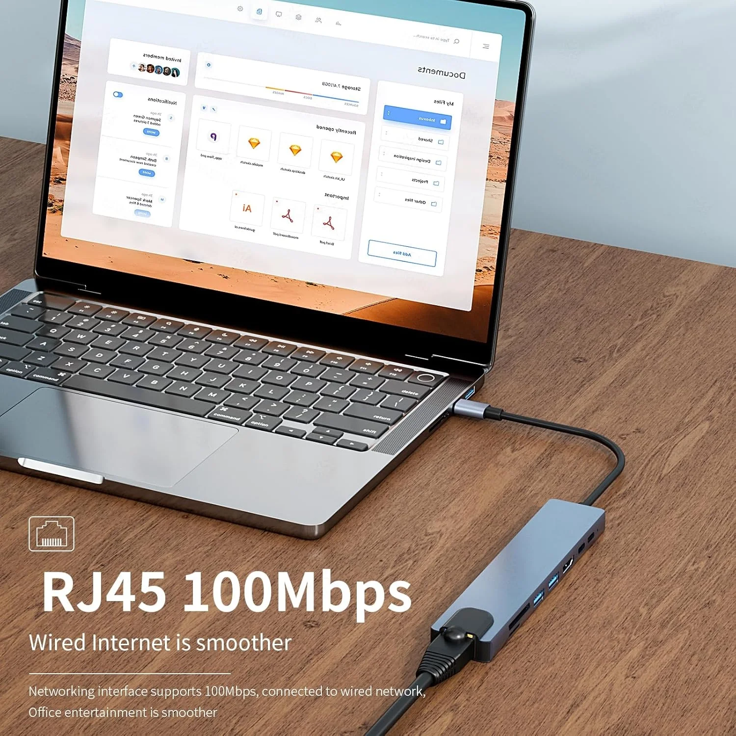 KUTOU USB C 8 в 1 концентратор типа C разветвитель 100 Вт док-станция для быстрой зарядки адаптер для ноутбука Macbook Air M1 iPad Pro RJ45 HDMI