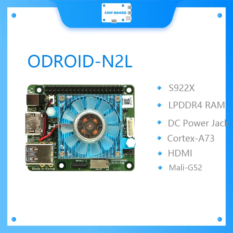 ODROID N2L Development Board S922X HARDKERNEL Cortex A73 Development kit