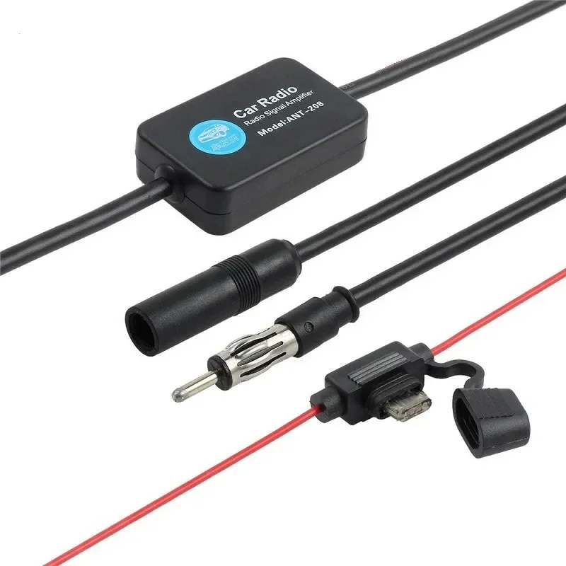 Vehicle-mounted Active Antenna FM Car Radio Antenna Amplifier 12V FM Amplifier Android Player Signal Booster..