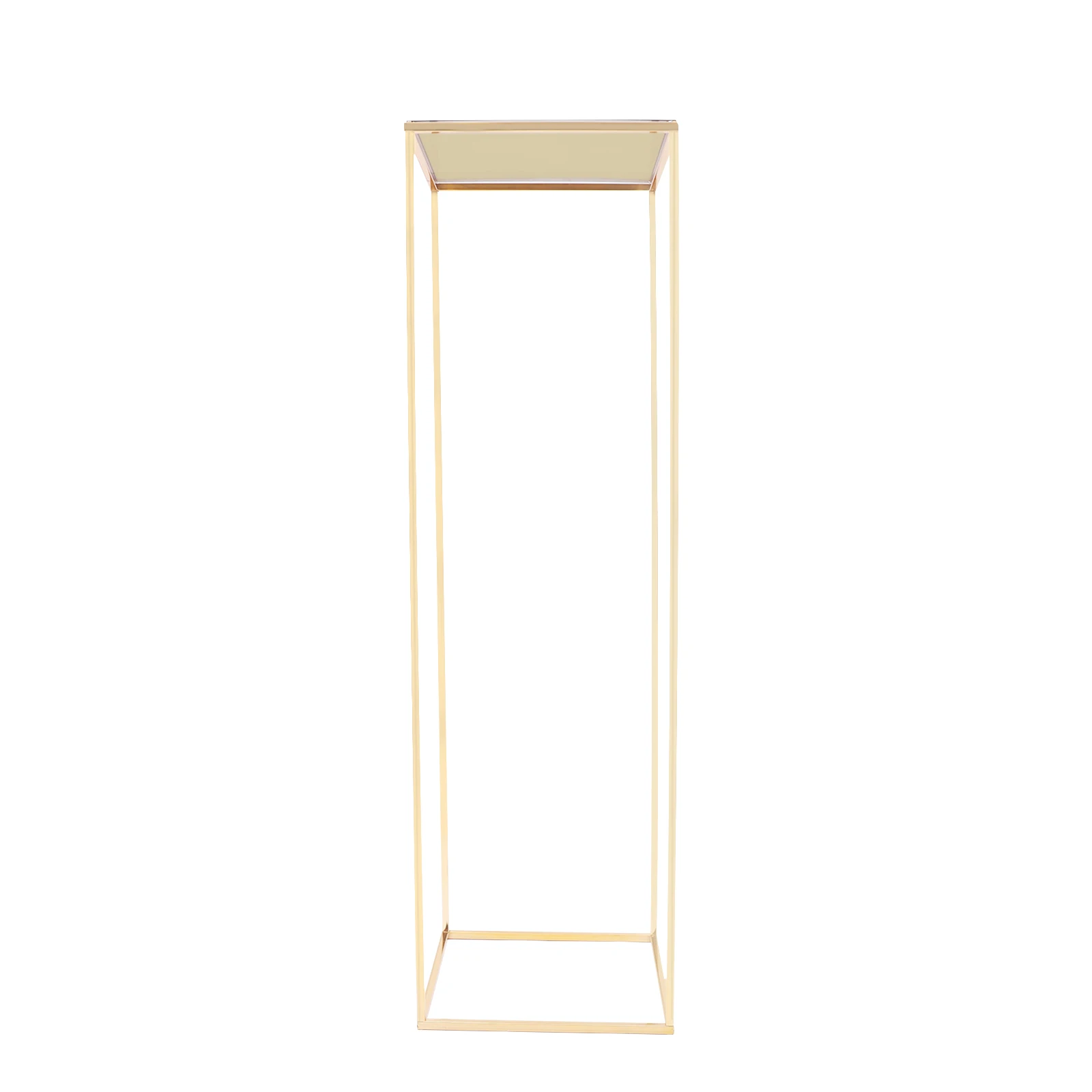 100cm Metal Column Flower Stand Floral Vase Floor Centerpieces Display Rack For Wedding Party Dinner Gold