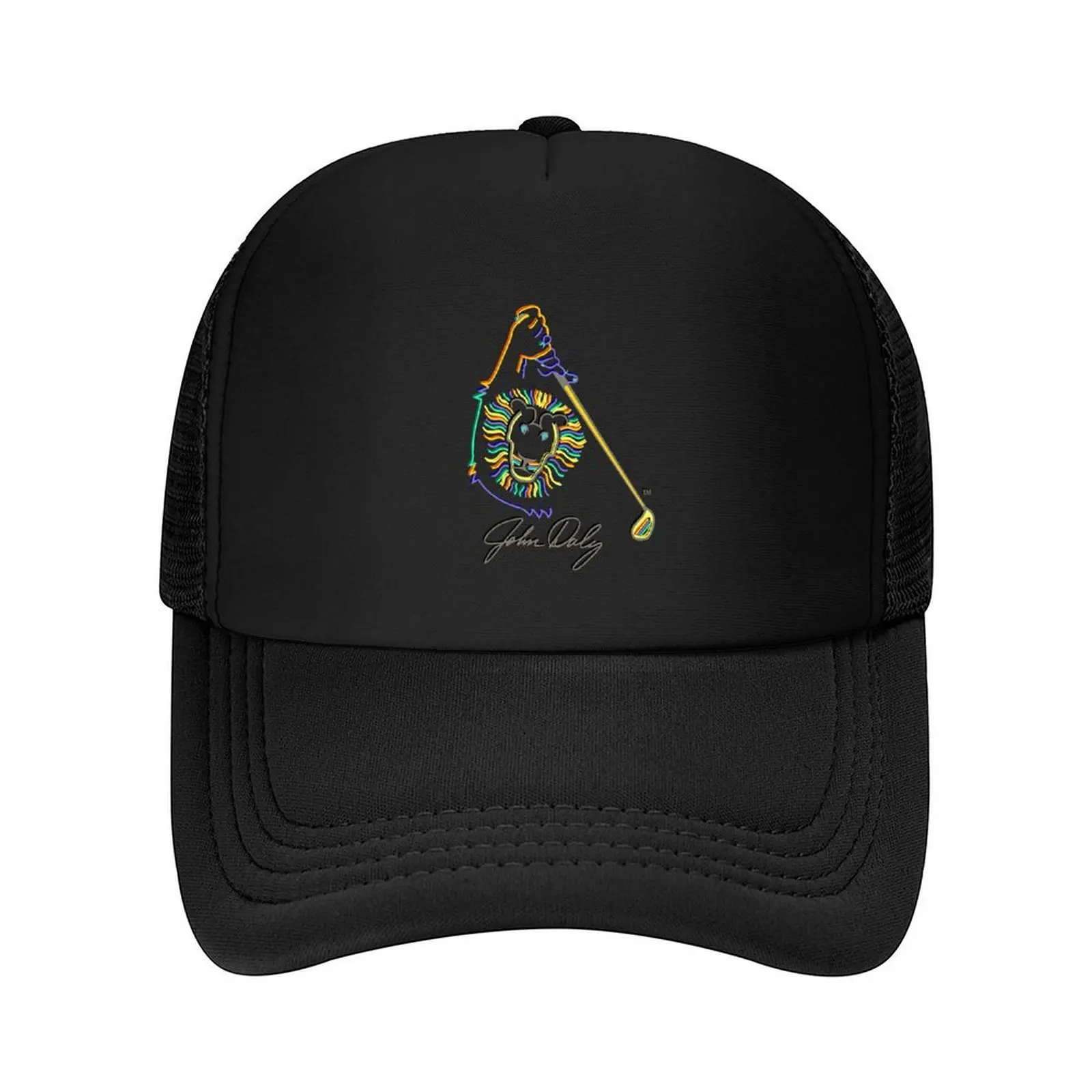 

John Daly Lion Funny Baseball Cap hiking hat derby hat custom Hat fishing caps man Caps Male Women's