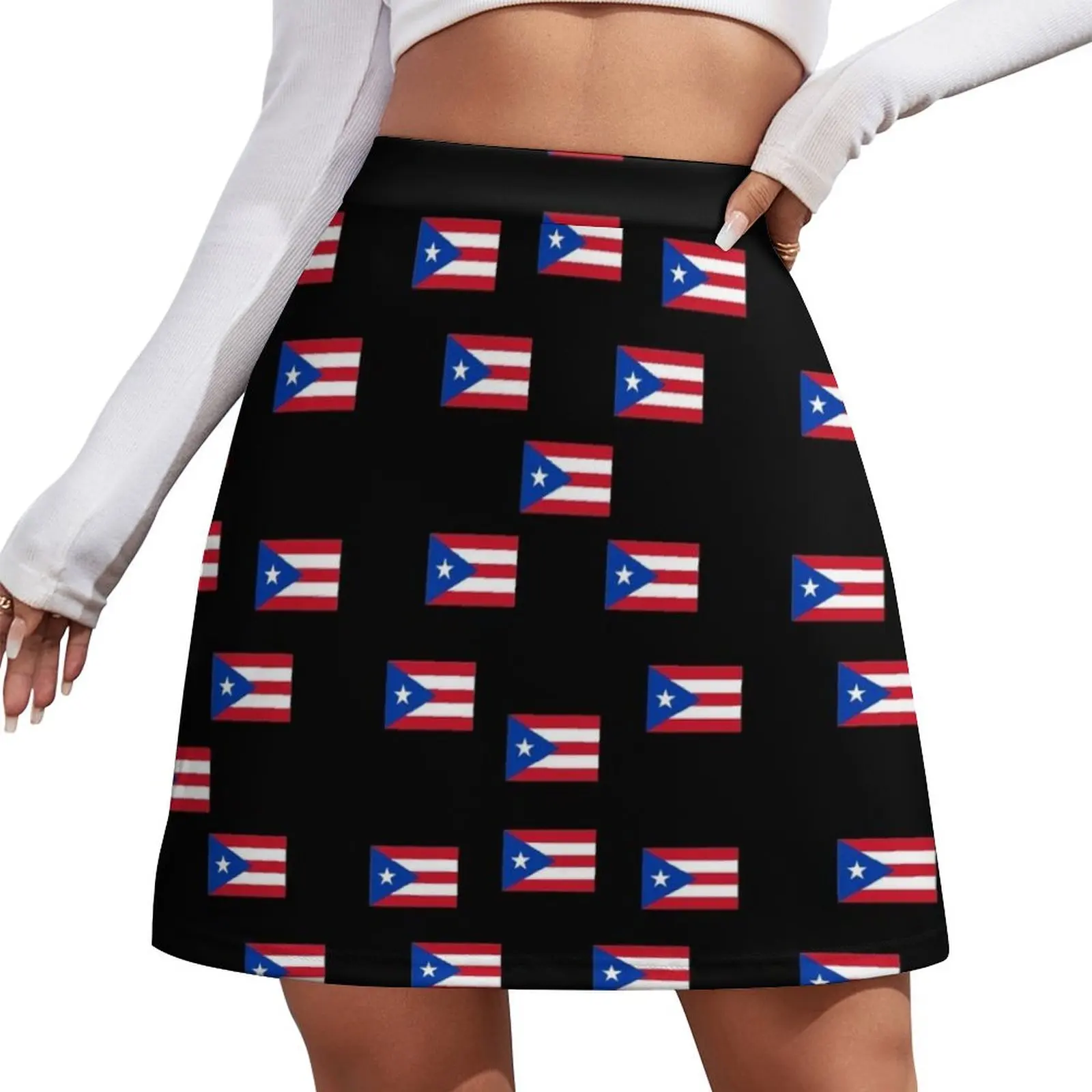 Boricua Mini Skirt skirt set clothes for women korean skirt