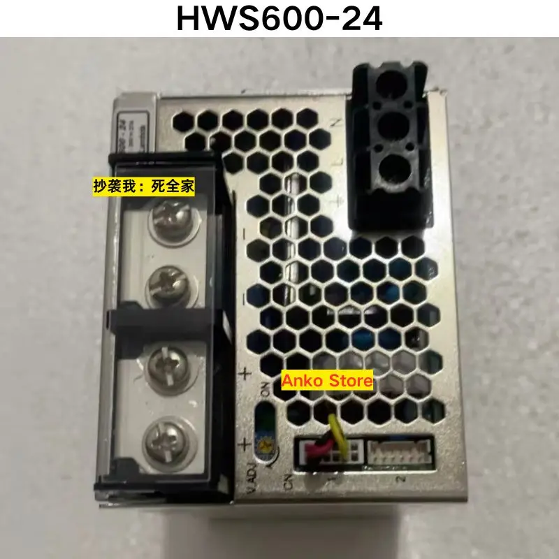 Second-hand test OK  HWS600-24 power supply