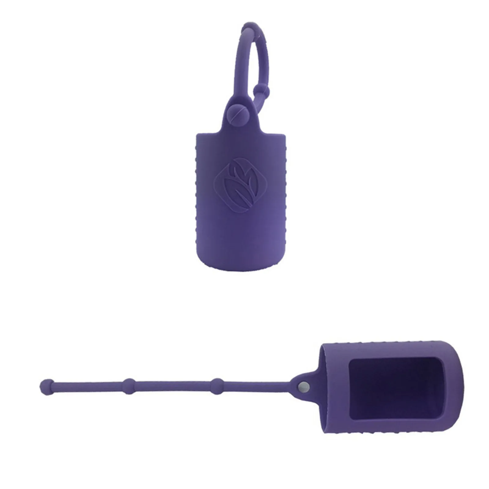 

6Pcs Silicone Sleeve Set Protective Cover Case for Essential Oil Bottles Roller Bottle Holder Bendable Handle Strap Carry Case