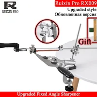 RUIXIN 009 Professional Knife Sharpener Upgrade Fixed Angle Sharpener Kitchen Knife Sharpening Tool Whetstone Diamond Stone Sets