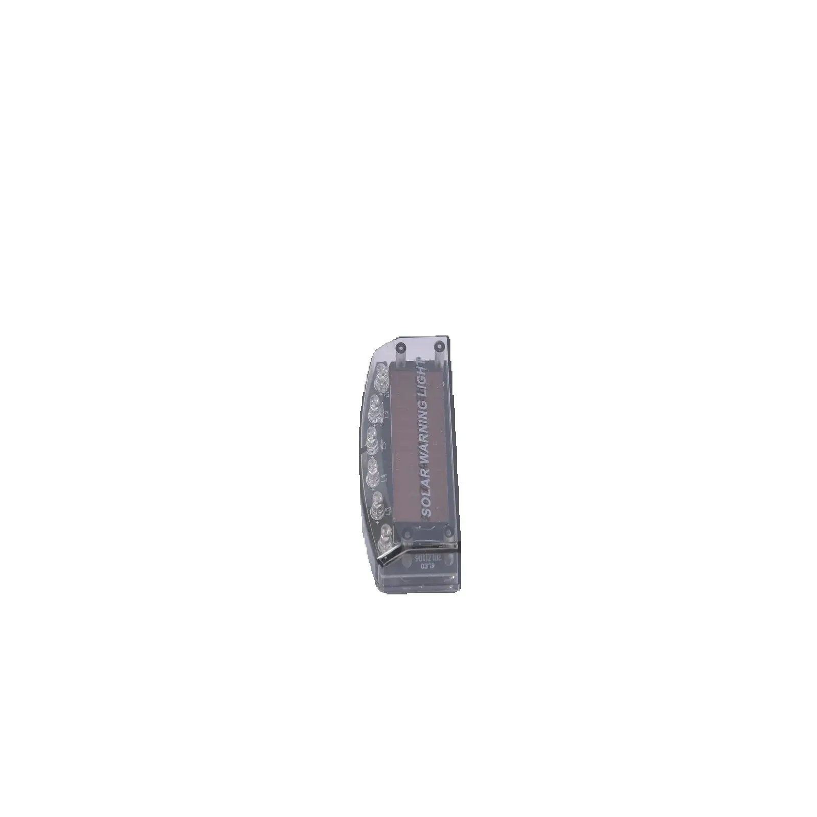 1pc Solar LED Strobe Alarm For Universal Vehicle Security Warning Light