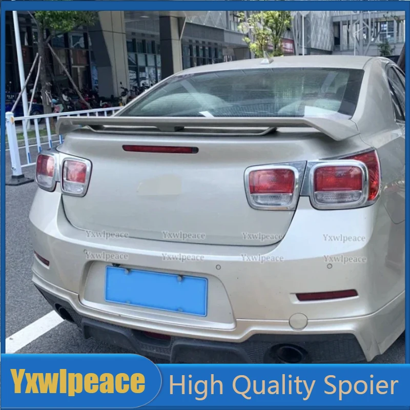 

For Chevrolet Malibu 2012 2013 2014 2015 2016 2017 Spoiler High Quality ABS Material Primer Color Rear Trunk Lip Spoiler Wing