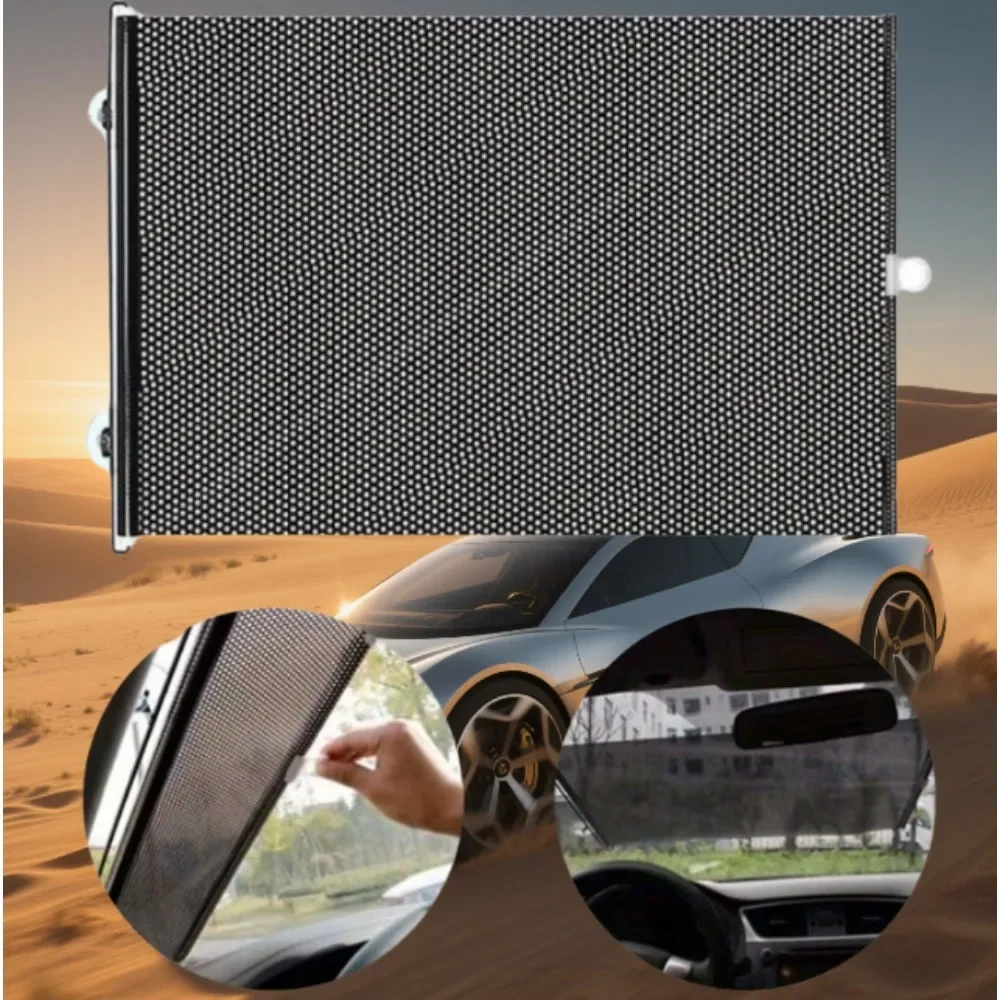 

Car windshield sunshade protection retractable sleeve, front and rear windows anti UV insulation curtain, car accessories